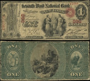 Spojené štáty americké (USA), 1 dolár, 1.7.1865