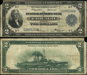 Spojené štáty americké (USA), 2 doláre, 1918