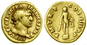 Roman Empire, Aureus, (101-102), Rome