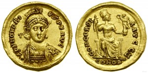 Roman Empire, solidus, (393-423), Constantinople