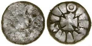 Germania, denario a croce, 985-1000 ca., Magdeburgo