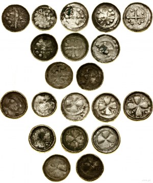 Niemcy, zestaw 10 x denar krzyżowy, X/XI w.