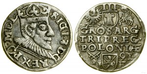 Polska, trojak, 1591, Poznań