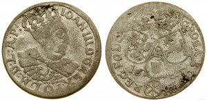 Pologne, six pence, 1684, Cracovie