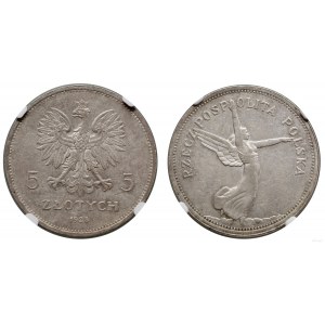 Polska, 5 złotych, 1928, Bruksela