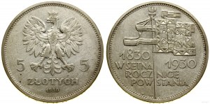 Pologne, 5 zlotys, 1930, Varsovie