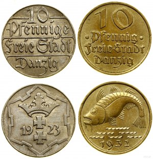 Polsko, 10 fenigů, 1923 a 1932, Berlín