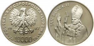 Poľsko, 10.000 PLN, 1987, Varšava