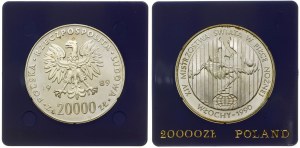 Poľsko, 20.000 PLN, 1989, Varšava
