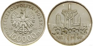 Poľsko, 100 000 PLN, 1990, Varšava
