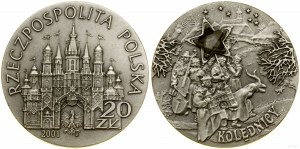 Poland, 20 zloty, 2001, Warsaw