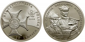 Poland, 20 zloty, 2008, Warsaw