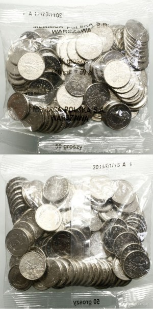 Poľsko, mincovňa 100 x 50 grošov, 2011, Varšava
