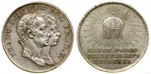 Rakúsko, korunovačný žetón, 1830