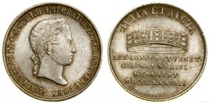 Rakousko, korunovační žeton, 1838