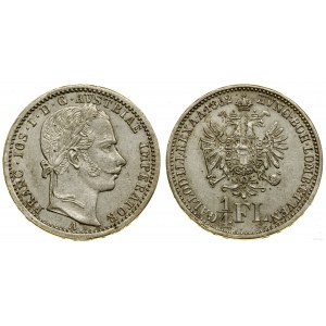 Austria, 1/4 florena, 1862 A, Wiedeń