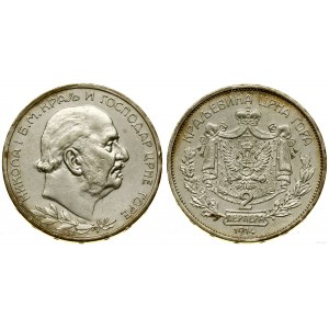 Czarnogóra, 2 perpery, 1914