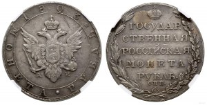 Russia, rublo, 1803 СПБ АИ, San Pietroburgo