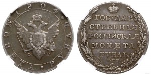 Russia, rublo, 1804 СПБ ФГ, San Pietroburgo