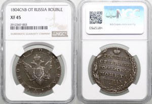 Russia, ruble, 1804 СПБ ФГ, St. Petersburg
