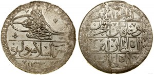 Turecko, yuzluk (2 1/2 piastra), 1203 + 2 (AD 1791), Konštantínopol