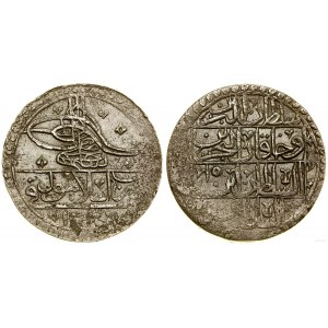 Turcja, 2 1/2 kurusza, 1203 + 15 (AD 1804), Konstantynopol