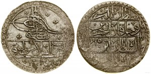 Turcja, 2 1/2 kurusza, 1203 + 15 (AD 1804), Konstantynopol