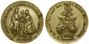Poľsko, medaila na pamiatku manifestácie jednoty Poľsko-litovskej únie v Horodle, 1861