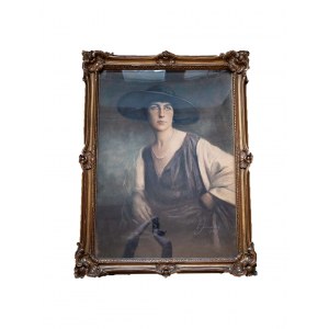 E. Schneidery, Mezza figura di donna 1920