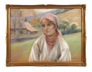 Stanislaw Gorski (1887 Kościan - 1955 Kraków), Young peasant girl