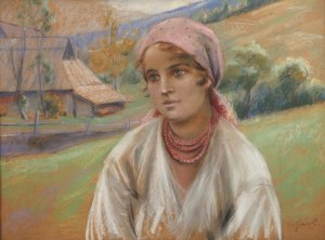 Stanislaw Gorski (1887 Kościan - 1955 Kraków), Young peasant girl