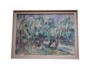 Henry Epstein (1891-1944), Landschaft mit Bäumen