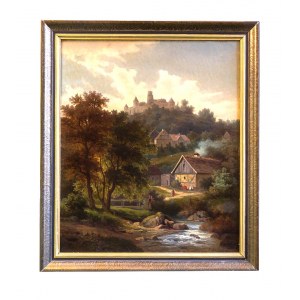 Julius SCHÖNROCK (1835 Gdaňsk - 1878 Berlín), Zámek na kopci