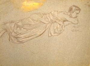 Jan Styka (1858 - 1925), Leżący mężczyzna
