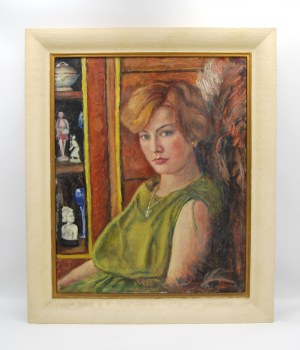 Stanislaw Galek (1876-1961), Portrait of a Woman