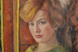 Stanislaw Galek (1876-1961), Portrait of a Woman
