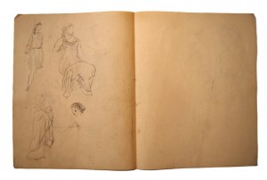 Jan STYKA (1858 - 1925), Croquis d'introduction