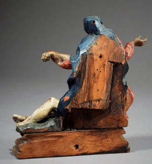 Auteur inconnu, Pieta - sculpture sur bois 18e siècle Allemagne