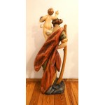 Autore sconosciuto, San Cristoforo con bambino grande scultura