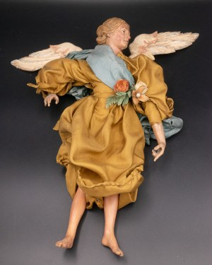 Neapolitan angel in robes, Italy 18th/19th century.