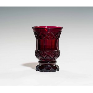 Beaker ruby gold