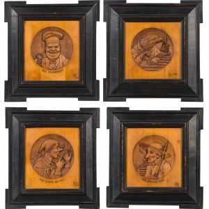 Johann Rint: Four relief pictures