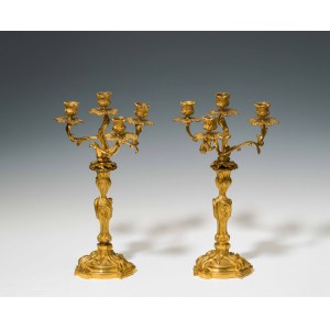 Pair of candelabras