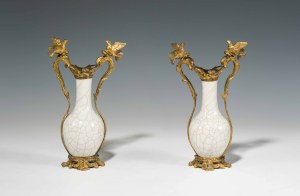A pair of vases