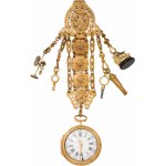 Pocket watch with charivari