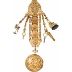 Pocket watch with charivari