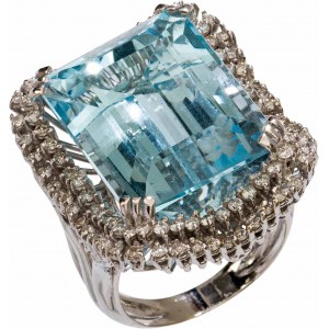 Aquamarine ring