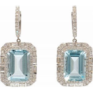Aquamarine earrings