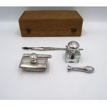 Lutz &amp; Weiss, Silver Art Nouveau Writing Set