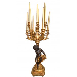 Artist unknown, Figural candle holder 10 candles